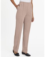 Double Knit Stitched Crease Pants - Sandstone