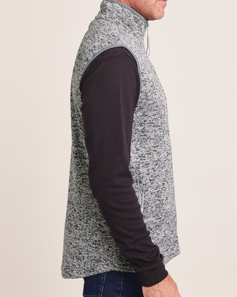 John Blair® Sweater Fleece Vest