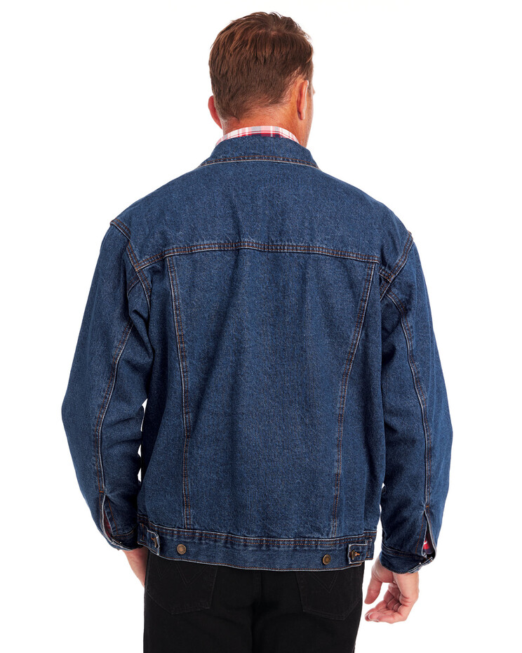 Wrangler Flannel-Lined Denim Jacket | Blair