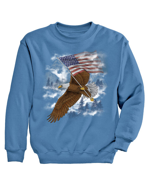 Signature Graphic Sweatshirt - Eagle Mist