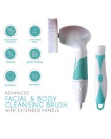 Advanced Facial & Body Cleansing Brush w/ Extended  Handle - alt2