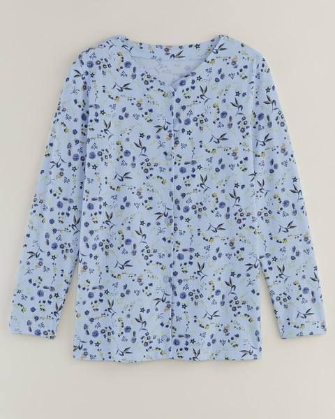 Button Front Sleep Shirt