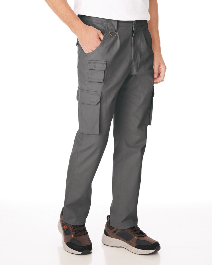 JohnBlairFlex Relaxed-Fit Side-Elastic Cargo Pants | Blair