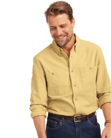 John Blair Cotton Chamois Shirt - Rattan