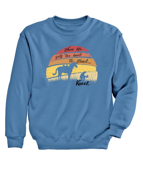 Horse Kneel Graphic Sweatshirt