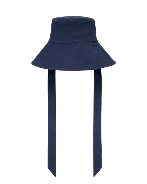 Serenity - Cut And Sew Bucket With Ribbon Ties Hat