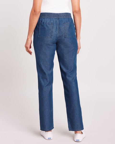 DenimLite Drawstring Pants