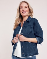 DenimEase Stretch Denim Jacket - alt2