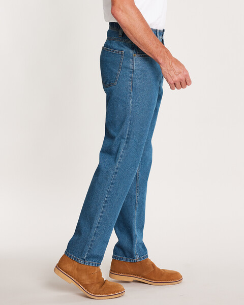 John Blair® Classics Relaxed-Fit Full-Elastic Jeans