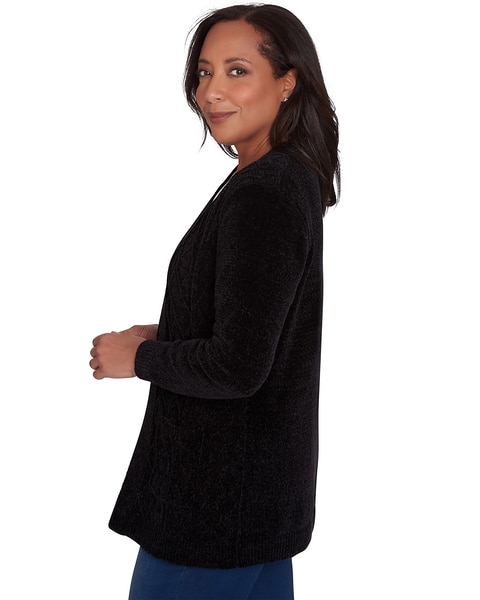 Alfred Dunner® Classics Chenille Cardigan with Pockets