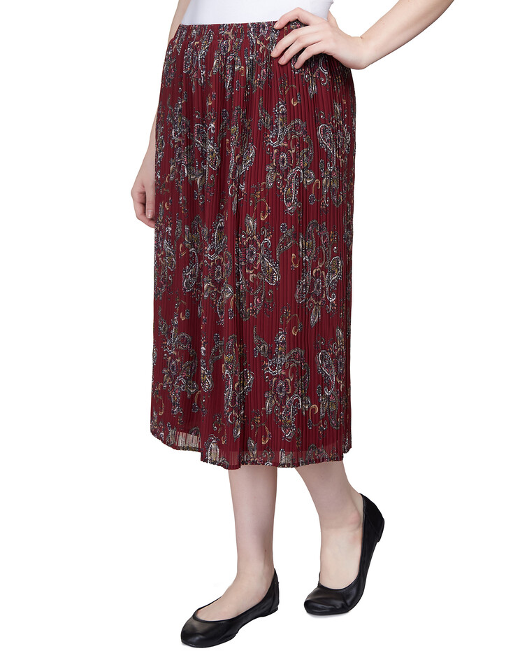 Alfred Dunner® Mulberry Street Casual Long Paisley Skirt | Blair