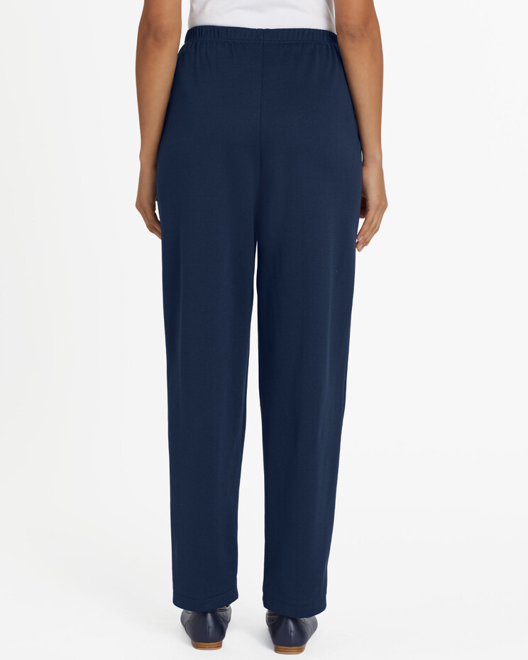 Double Knit Stitched Crease Pants | Blair