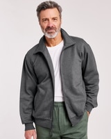 John Blair® Supreme Fleece Jacket - Charcoal Heather