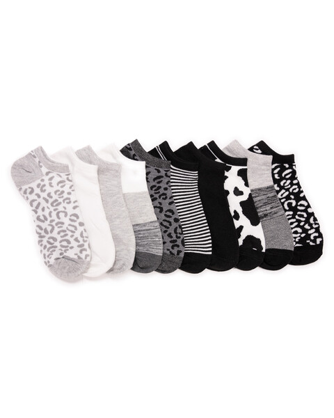MUK LUKS® Women's 10 Pack Low Cut Socks