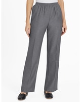 Alfred Dunner® Classic Pull-On Pants - Grey