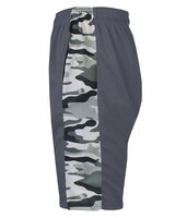 Galaxy By Harvic Men's Slim Fit  Moisture Wicking Performance Quick Dry Mesh Shorts With Side Camo Design - alt3