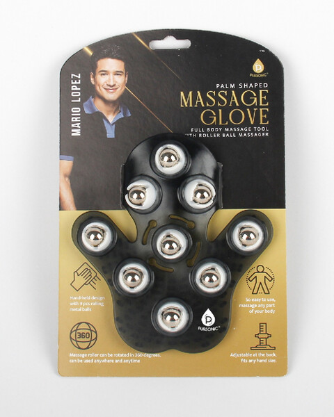 Mario Lopez Palm Shaped Roller Massage Glove