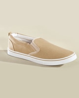 John Blair Canvas Slip-On Shoes - Khaki