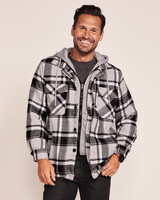 Haband Tailgater™ Sherpa Lined Men's Flannel Jacket - alt2