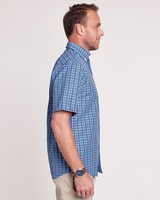 Cotton Traders Short Sleeve Plaid Sport Shirt - alt2