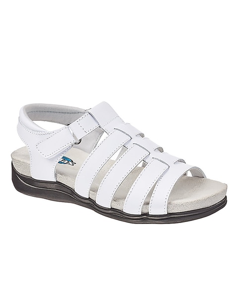 Haband Women’s Dr. Max™ Leather T-Strap Sandals