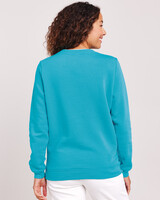 Haband Women’s Embroidered Fleece Sweatshirt - alt2