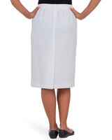 Alfred Dunner® Cinch Waist Midi Skirt with Slant Pockets - alt8