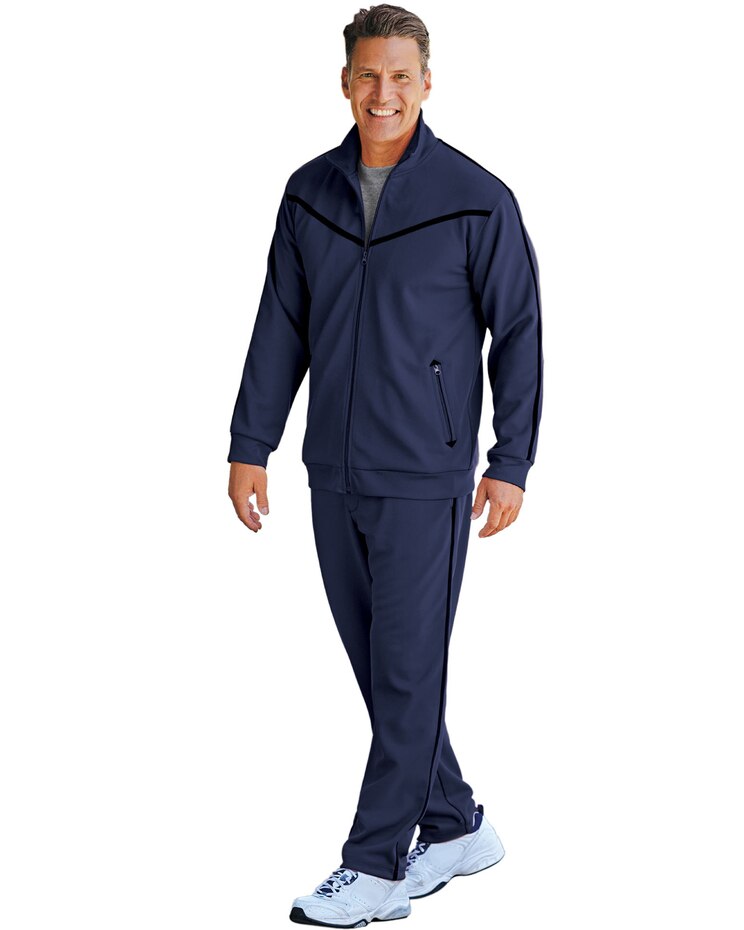 John Blair Velour Colorblock Jog Suit