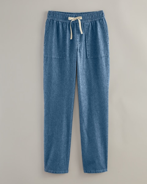 DenimLite Drawstring Pants