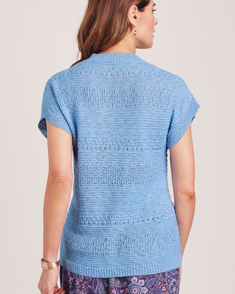 Textured Dolman Sleeve Sweater