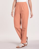 Crinkle Calcutta Cloth Pull-On Pants - Canyon Sunset