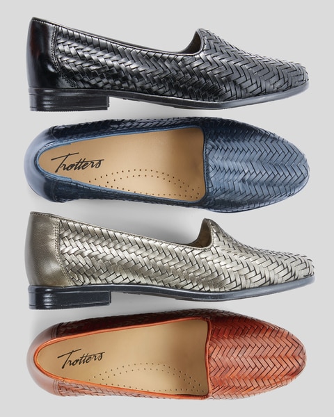 Trotters® Liz III Woven Leather Slip-On