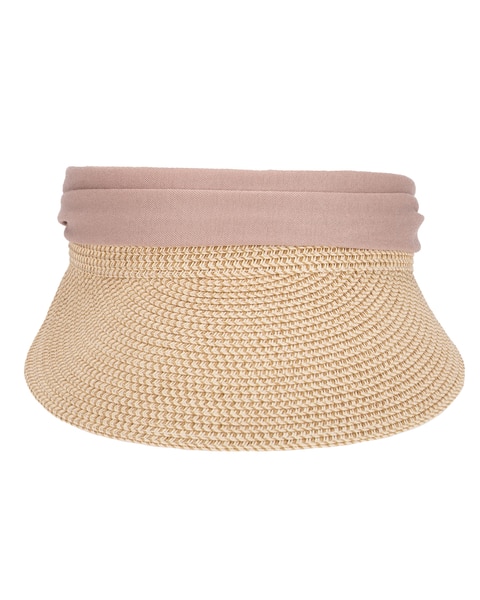 Crew -  Ultrabraid Visor With Cotton Fabric Band Hat