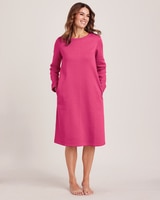 Better-Than-Basic Fleece Lounger - Berry Pink