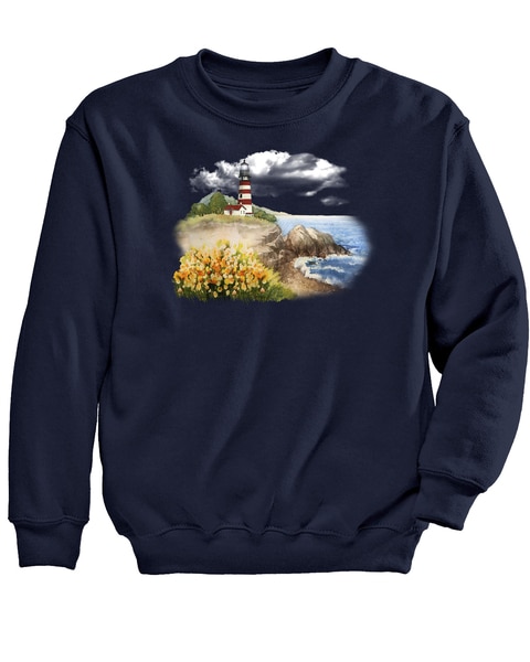 Scenic Lighthouse Graphic Sweatshirt