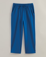 Haband Jersey-Knit Capris with Drawstring Waist - Clematis Blue