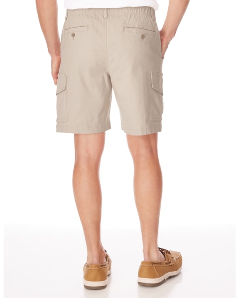 JohnBlairFlex Relaxed-Fit Full-Elastic Cargo Shorts