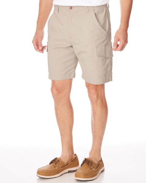 JohnBlairFlex Relaxed-Fit Full-Elastic Cargo Shorts