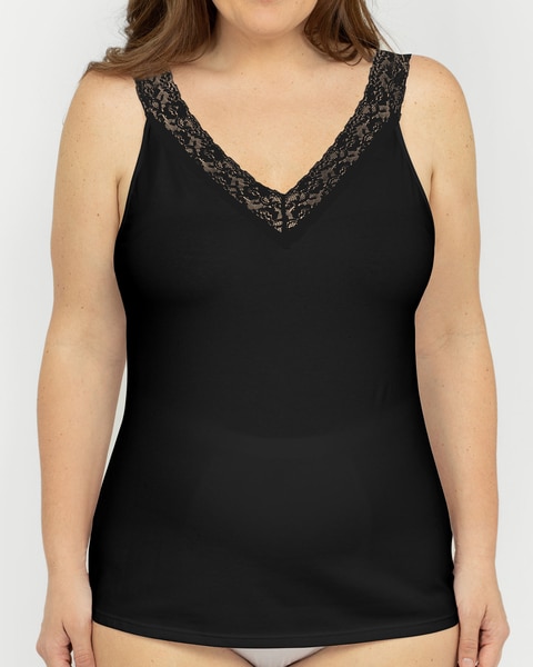 Reversible Lace Neckline Camisole