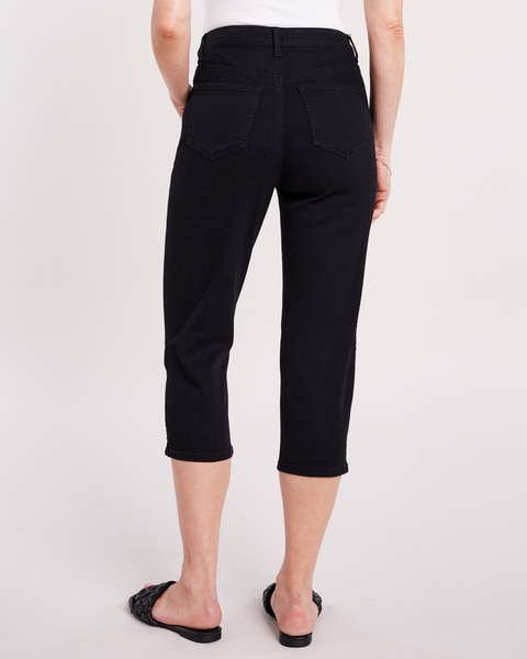 DenimEase™ Classic 5-Pocket Capris