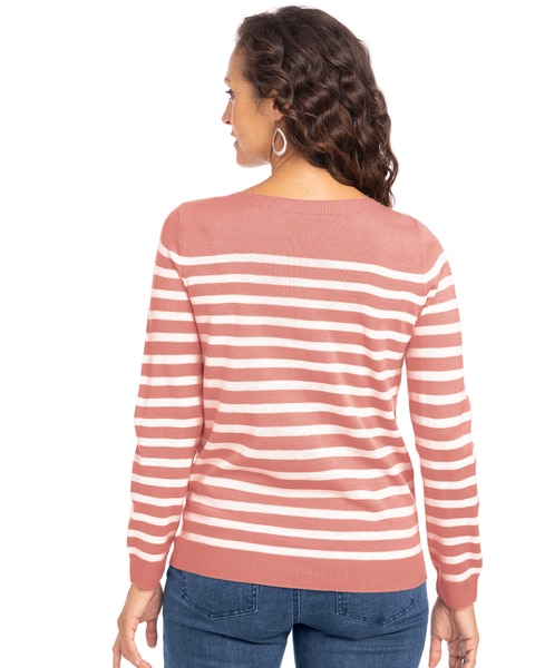 Cashmere-Like Boatneck Sweater