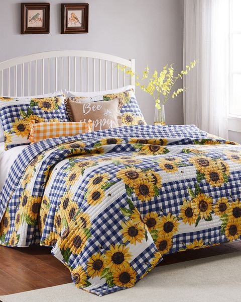 Sunflower Quilt Set