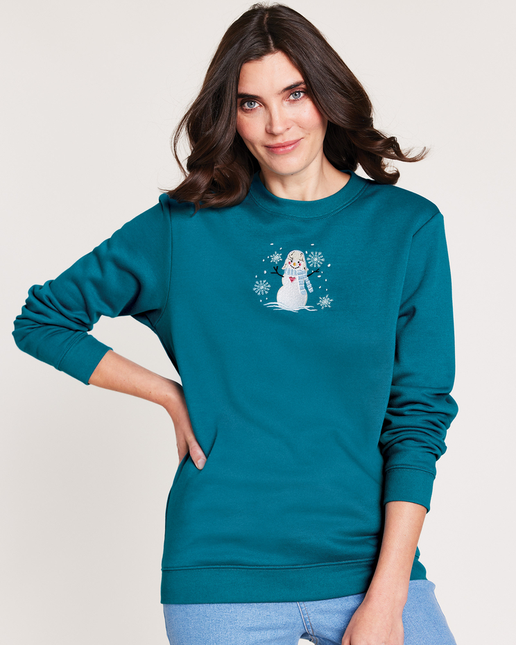 Better-Than-Basic Embroidered Sweatshirt | Blair