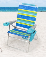 RIO Beach 4-Position 17 inch Tall Beach Chair - Stripe - alt4