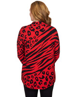 Ruby Rd® Animal Print Sweater Jacket - alt3