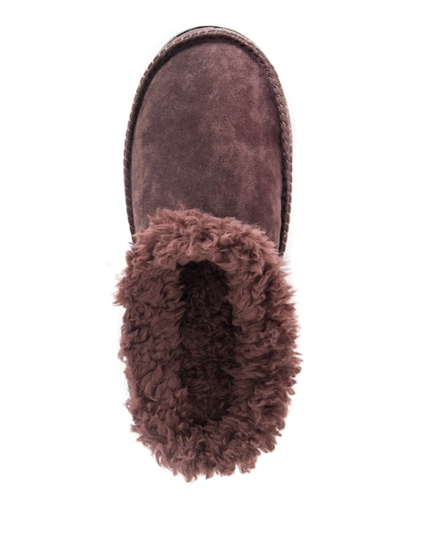 Muk Luks Faux Suede Clog Slipper