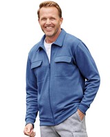 Haband Men’s Full Zip Fleece Shirt Jacket - alt2