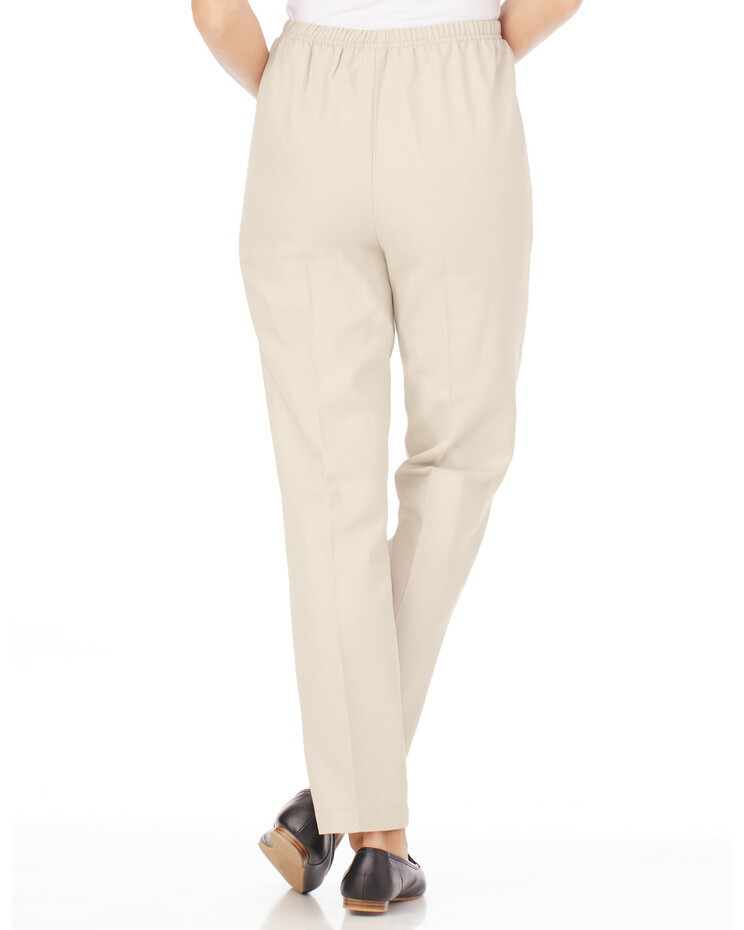 Women's Twill Pants · 65% Polyester 35% Cotton · Khaki – Yazbek®