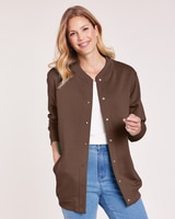Iconic Fleece Jacket - Mustang Brown
