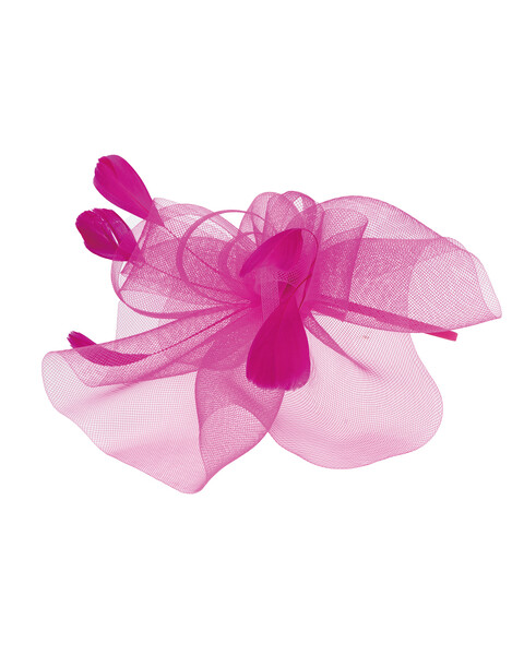 Organza Fascinators With Feathers Hat